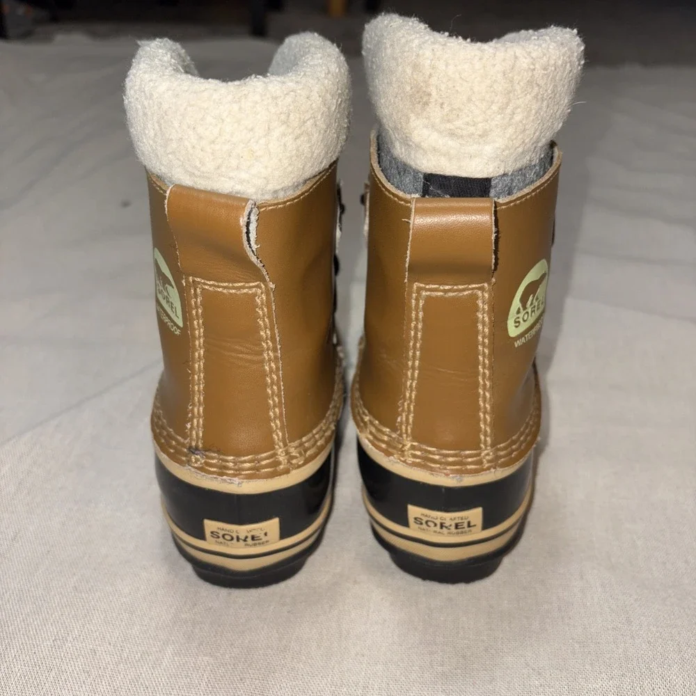 SOREL Kids Yoot Pac TP Boots Size - 12 Youth Waterproof Winter‎ Felt Leather